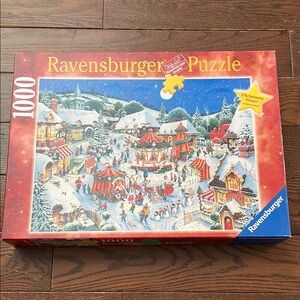 Ravensburger Christmas Time Puzzle - 1000 Pieces - Red